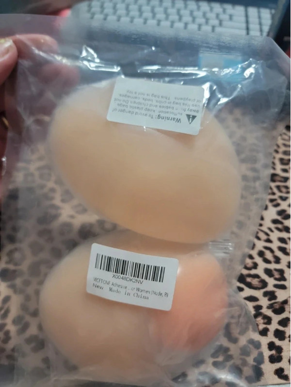 Silicone womens covers nude color cup B